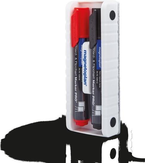 Actual product image Magnetoplan Board eraser with board markers