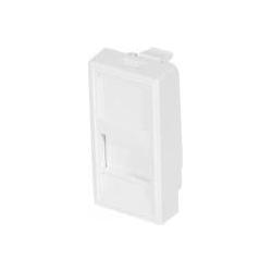 Exertis Connect Dexlan Frontplatten-Einsatz 22,5 x 45 mm für 1 Keystone-Modul, signalweiss RAL 9003, PC Gehäuse Zubehör