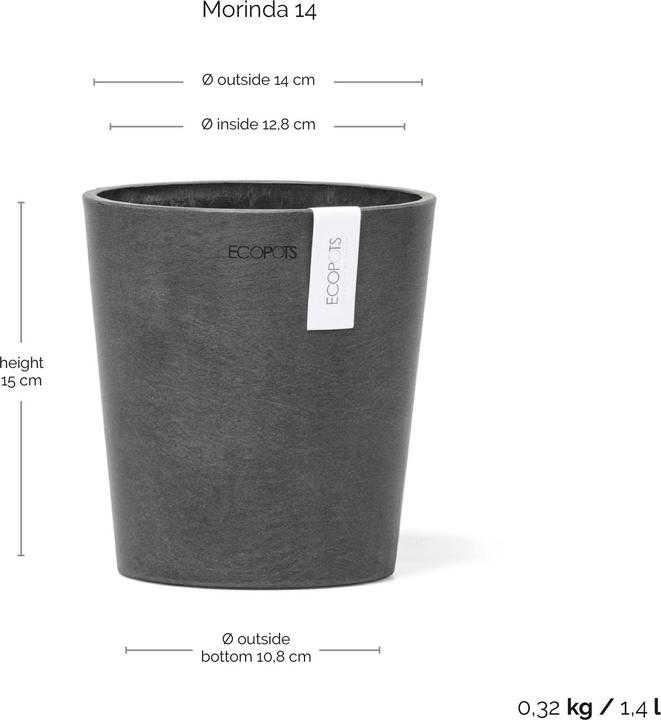 Produktbild Ecopots Morinda (14 cm)