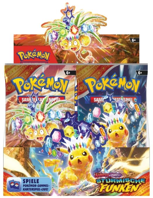 Actual product image Pokémon Pokemon KP08 Booster (German, Booster display)