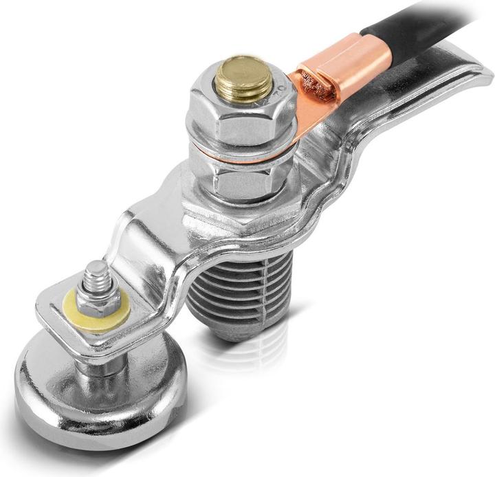 Image du produit Stahlwerk Borne de masse magnétique et borne de terre EC-200 ST pouvant supporter jusqu'à 200A