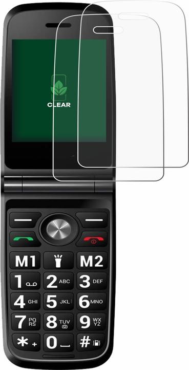 Actual product image ScreenLeaf Screen Protector sustainable Screen Protection, clear, anti-scratch (2 Piece, Unihertz Titan Pocket)