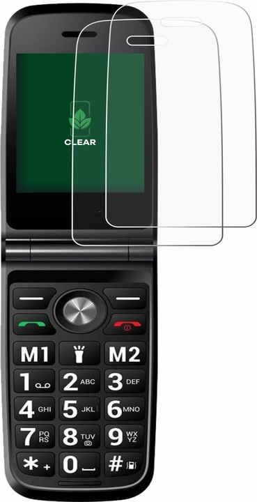 Produktbild ScreenLeaf Schutzfolie nachhaltiger Displayschutz Display Schutz Folie Klar Transparent (2 Stück, Unihertz Titan Pocket)