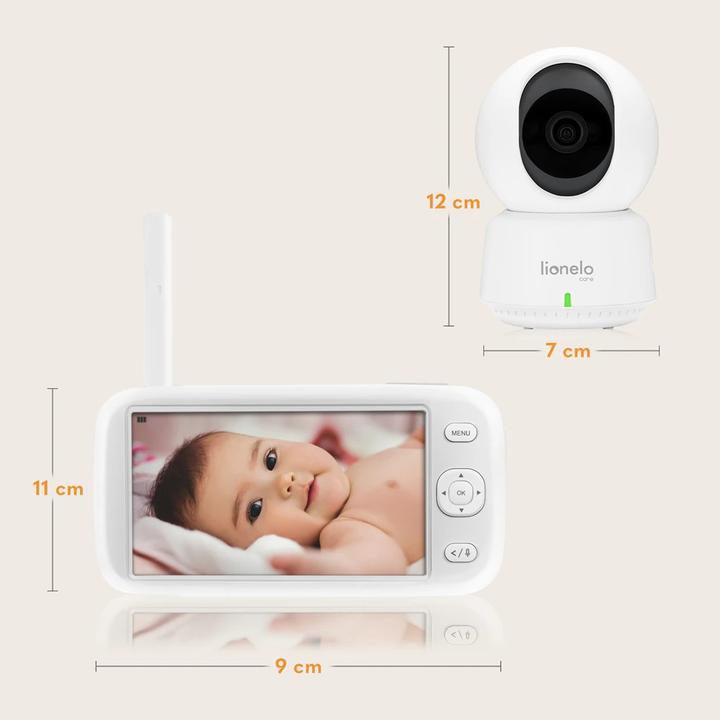 Image du produit Lionelo BABYLINE 9.1 (Babyphone avec caméra, 300 m)