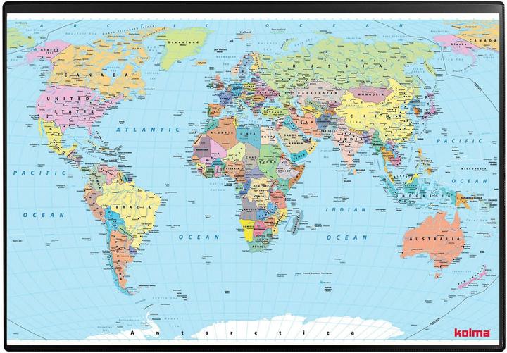 Kolma Schreibunterlage Poster (Welt) 50 x 34 (50 x 34 cm)