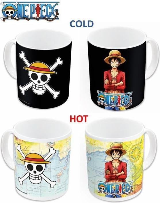 Produktbild Stor One Piece "Piratenkönig Ruffy" (325 ml) - Zaubertasse (325 ml, 1 x)