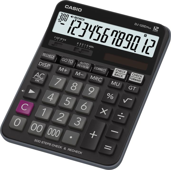 Produktbild Casio DJ-120D Plus (Solarzellen, Batterien)