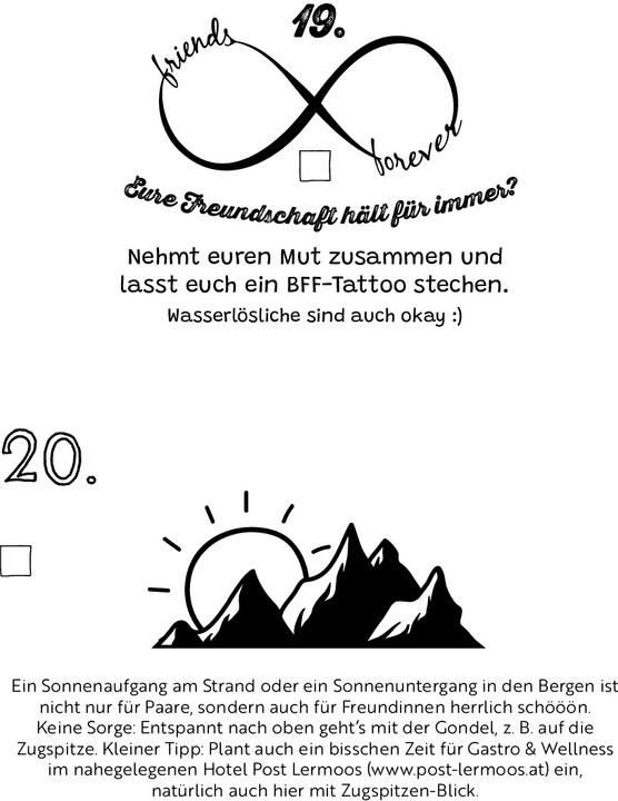 Produktbild Die Bucket List für Freundinnen (Deutsch, 2024)