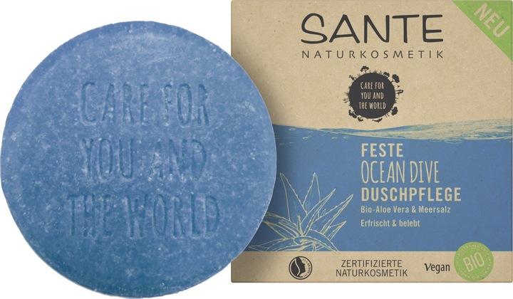 Sante Soin douche solide Ocean Dive Bio-Aloe Vera & sel marin