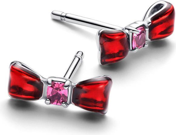 Produktbild Pandora Disney Schneewittchen Schleife Ohrstecker (Silber 925, Emaille)
