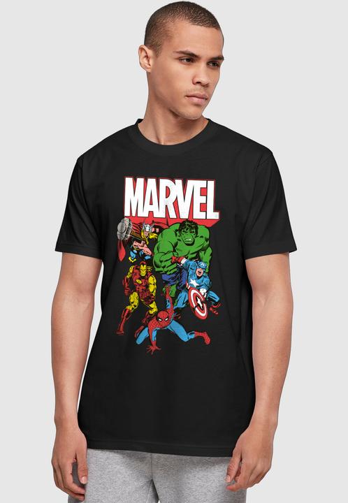 Produktbild Absolute Cult Avengers - Marvel Comics Group Basic T-Shirt - 124619 (M)