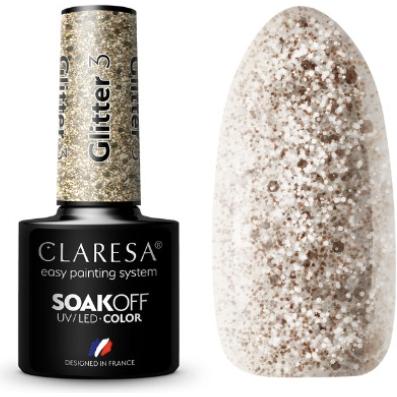 Claresa, Nagellack, Glitter Soak Off Hybrid Nagellack 3.5ml
