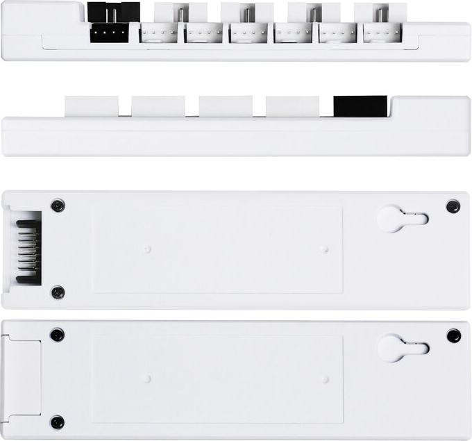 Productafbeelding Lian-Li EDGE HUB, 4x USB, 6x PWM - weiss