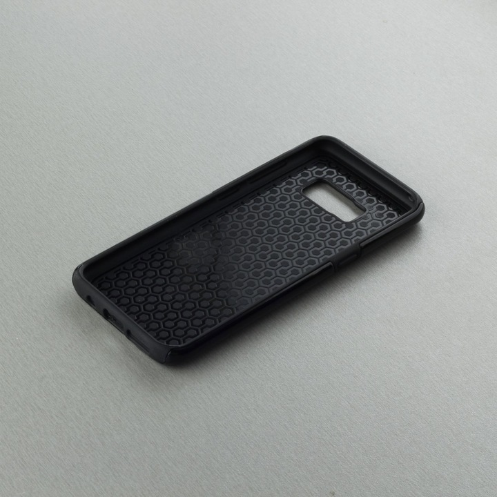 Actual product image PhoneLook Cover Hybrid Armor black Swiss Passport (Samsung Galaxy S8)