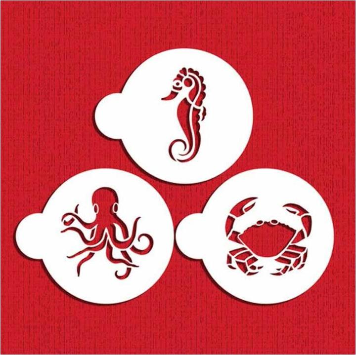 Actual product image Designer Stencils Stencils marine animals