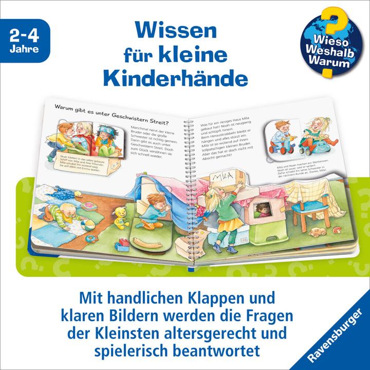 Produktbild Ravensburger Wieso? Weshalb? Warum? junior, Band 29: Wir sind Geschwister (Deutsch, Andrea Erne, Susanne Szesny, 2023)