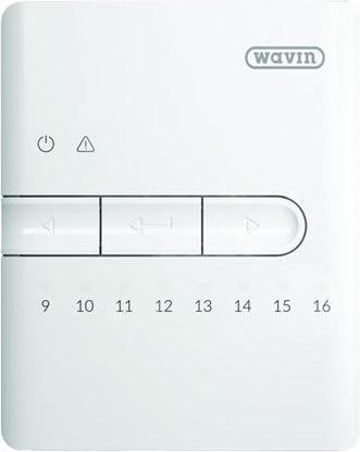 Actual product image Wavin Sention extension module for additional underfloor heating circuits. With this module, up to 8