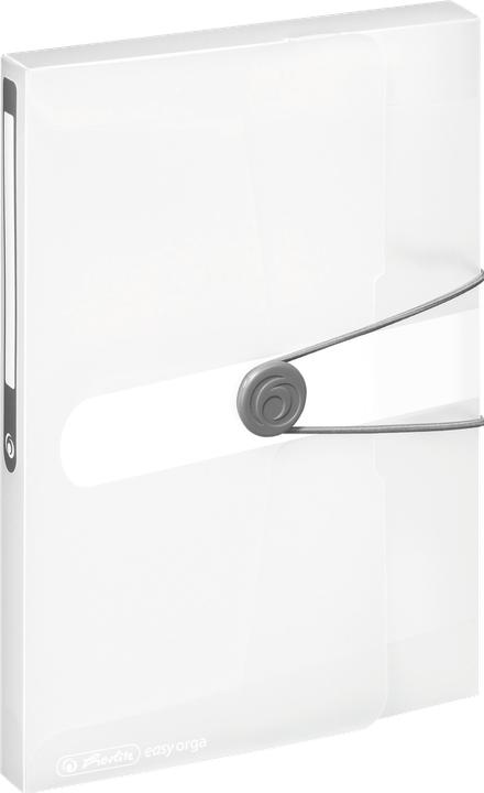 Image du produit Herlitz Boîte de rangement easy orga to go, DIN A5, blanc transp. film PP, hauteur de remplissage : 25 mm (A5, 1x)