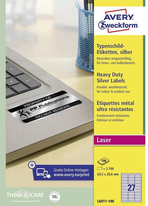 Immagine prodotto Avery Durevole e resistente L6011