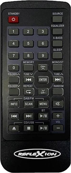 Image du produit Reflexion HIF79DAB (Bluetooth, Lecteur de CD, 2x 16 W)