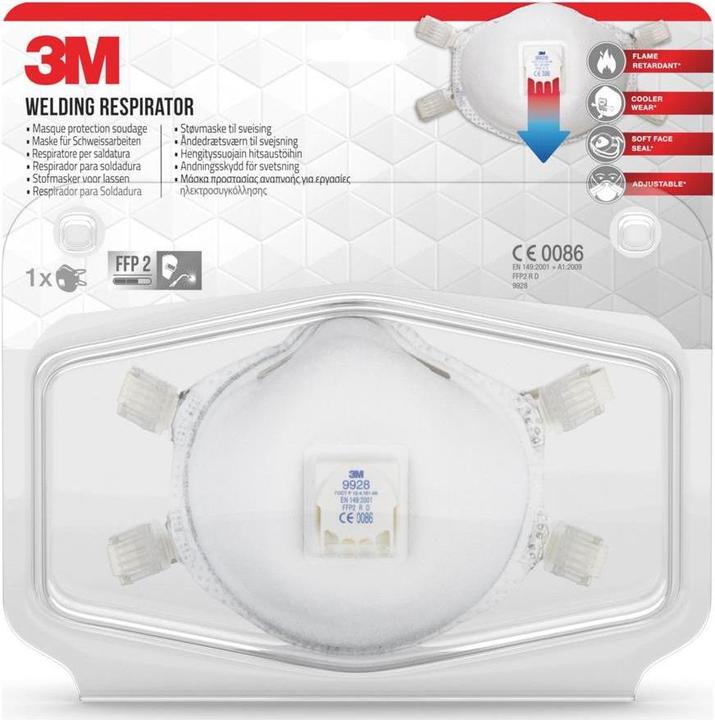 Actual product image 3M Welding mask 9928C (FFP2, 1 x)