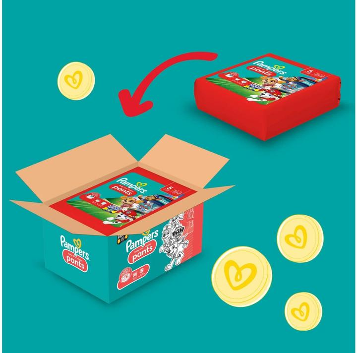 Actual product image Pampers Baby-Dry Pants Paw Patrol (Size 5, Monthly box, 160 pcs.)