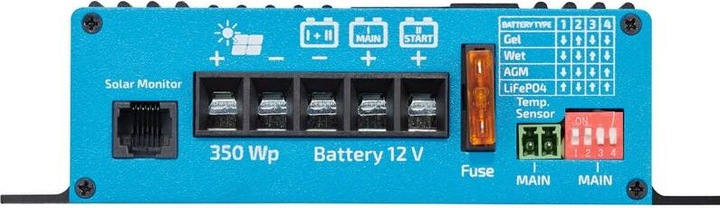 Produktbild Ective MPPT Solar Laderegler DSC25 Solarregler 350WP 25A für 2 12V Batterien PV