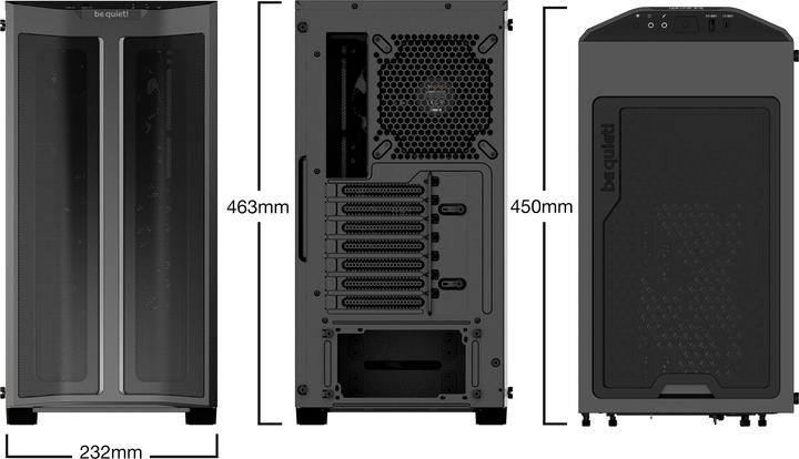 Actual product image be quiet! Pure Base 500 FX (ATX, mATX, Mini-ITX)