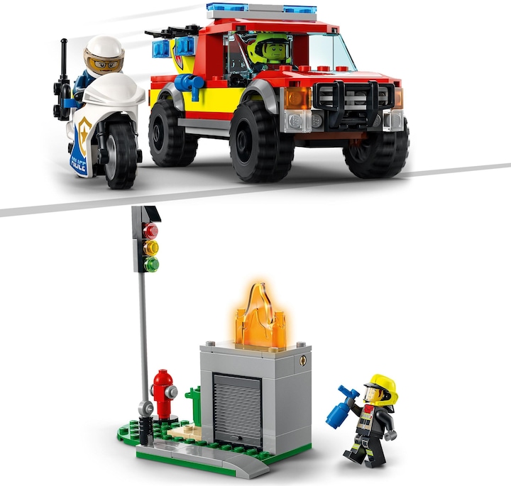 Produktbild LEGO Löscheinsatz und Verfolgungsjagd (60319, LEGO City)