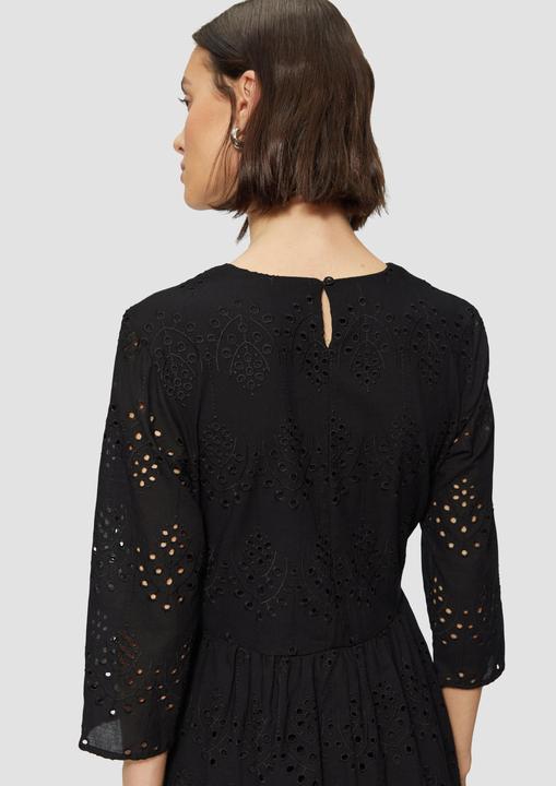 Produktbild S.Oliver Kleid Midikleid aus Broderie Anglaise (40)