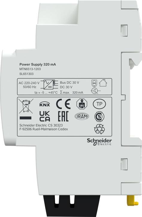 Produktbild Schneider Electric SpaceLogic KNX MTN6513-1203 Spannungsversorgung 320mA