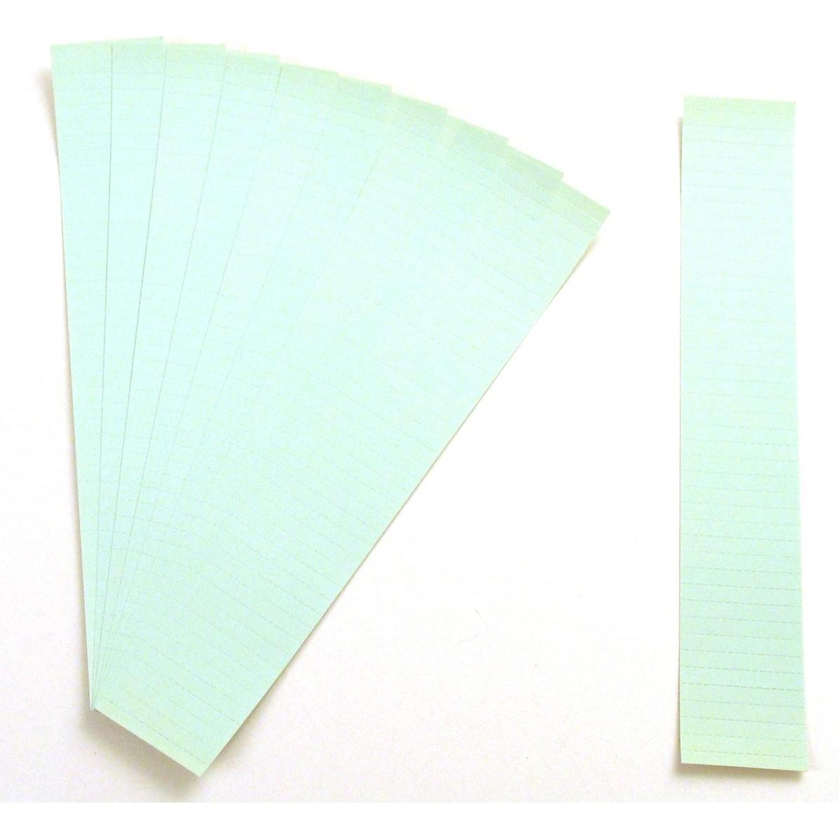 Ultradex, Kartenaufbewahrung, Einsteckkarten für 9,5mm Einsteckschiene 50x7,5mm VE=420 Stück hellblau