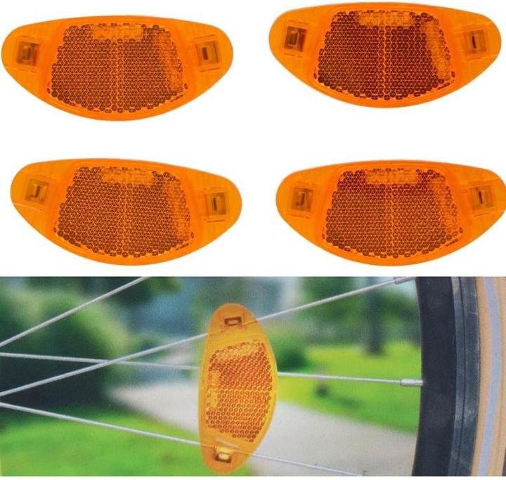 Actual product image Dunlop Bike spoke reflector K-mark 4p