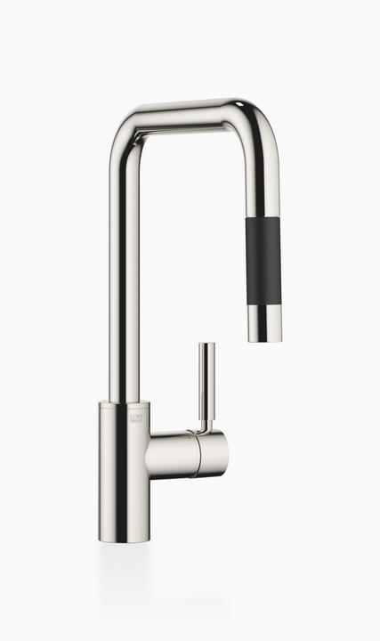 Actual product image Dornbracht META Square kitchen faucet, single lever faucet, pull-down, with shower function, project
