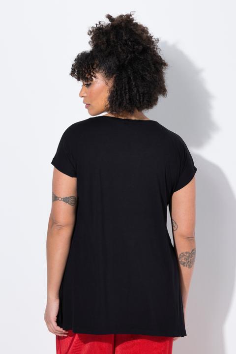 Produktbild Miamoda T-Shirt, A-Linie, Kussmund-Motiv (44)