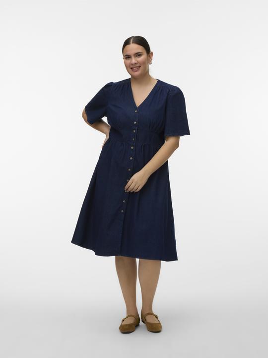 Image du produit Vero Moda VMCMELANEY Midikleid Jeanskleid (48)