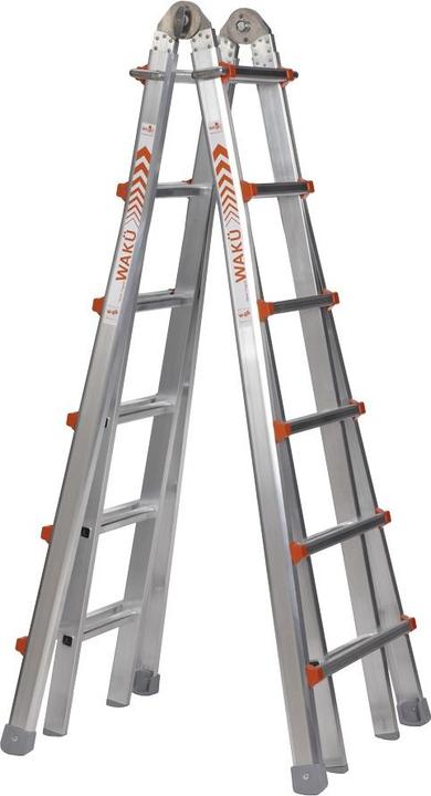 Image du produit kaiserkraft Échelle télescopique pliante (Échelle multifonction, 640 cm)