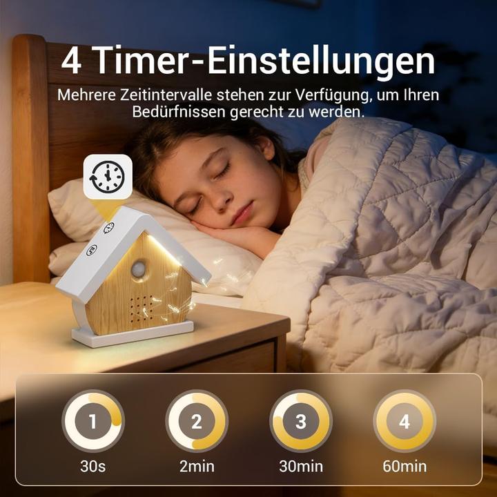 Produktbild Ousfot Vogelgezwitscher Box mit Bewegungssensor und Timerfunktion