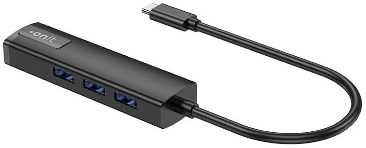 Produktbild Onit USB-C-Hub 3A1RJ45 (USB-C, 4 Ports)
