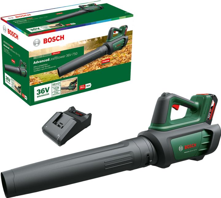 Image du produit Bosch Home & Garden AdvancedLeafBlower 36V-750 (Fonctionnement sur batterie, Souffleur de feuilles)