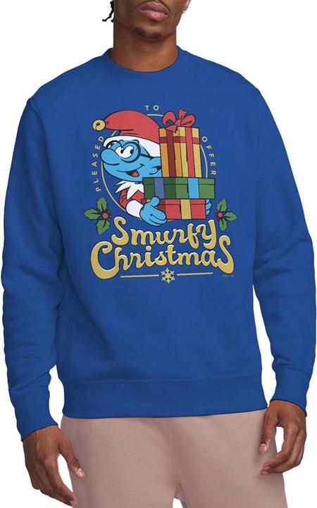 Produktbild The Smurfs Sweatshirt weihnachtliches Design (S)