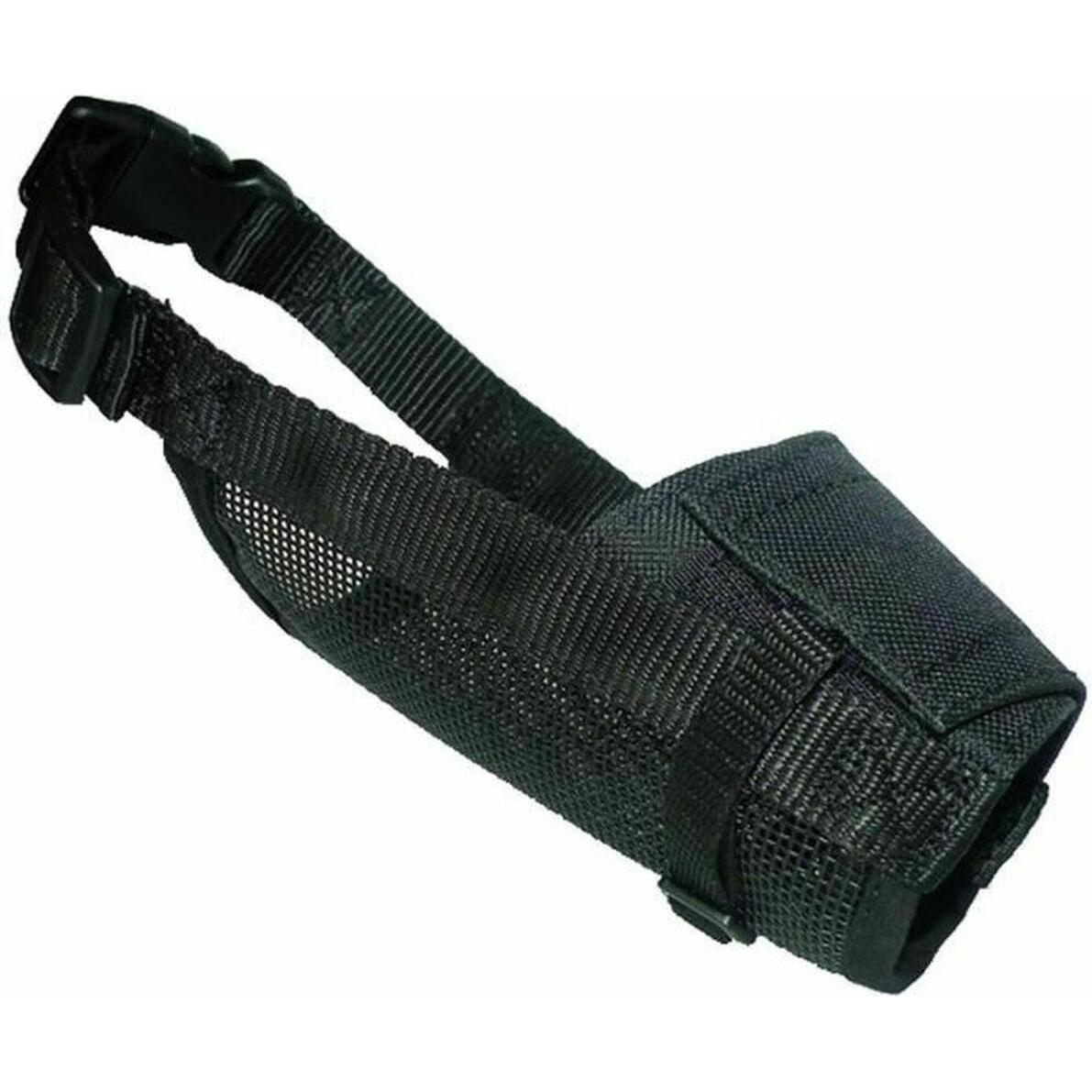 Comparer les prix de YAGO Museliere en Nylon Noir pour Grand Chien, Partie Museau avec Filet Respirant et Reglable