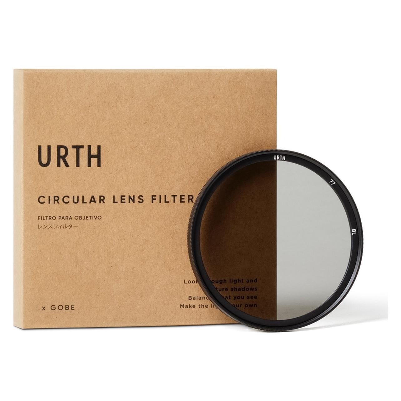 Urth 77mm Circular Polarizing (Cpl) Objektivfilter (77 mm, Polarisationsfilter), Objektivfilter, Transparent
