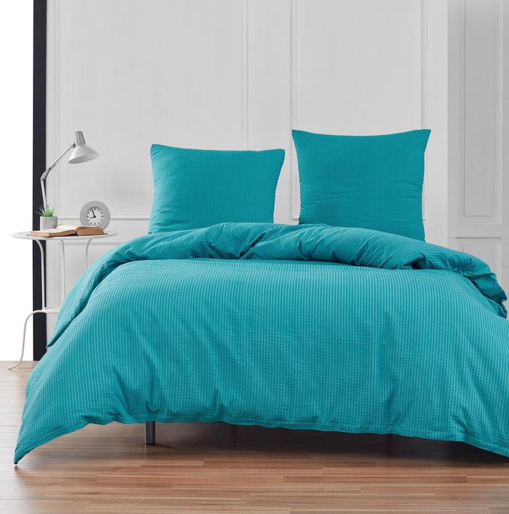 Produktbild Flair Seersucker Uni (Bettwäsche Set, 200 x 210 cm, 65 x 65 cm)