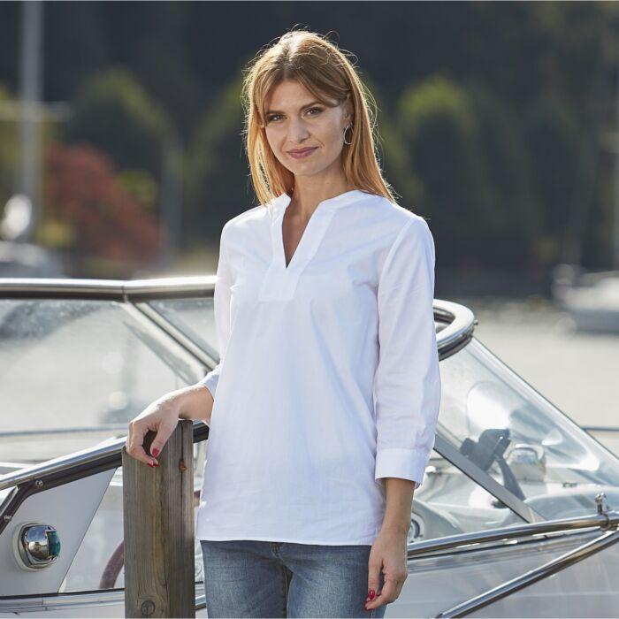 Immagine prodotto Artime Damen Tunika-Bluse, 3/4-Ärmel (XS)