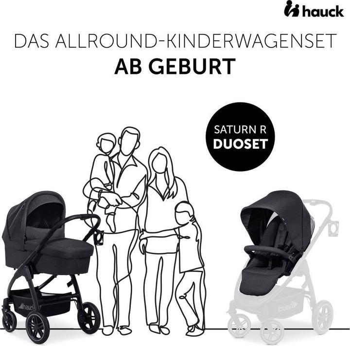 Actual product image Hauck 3in1 Kinderwagen-Set Saturn R Trio Set inkl.