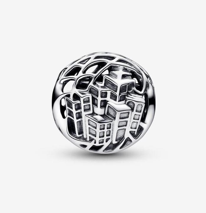 Produktbild Pandora Marvel Spider Man Soaring City Charm (Emaille, Silber 925)