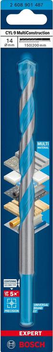 Produktbild Bosch Professional Zubehör EXPERT CYL-9 MultiConstruction Bohrer, 14 x 150 x 200 mm (14 Millimeter)