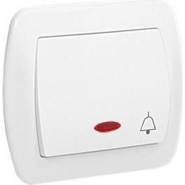 Kontakt AD1L/11, Taster + Schalter, Weiss