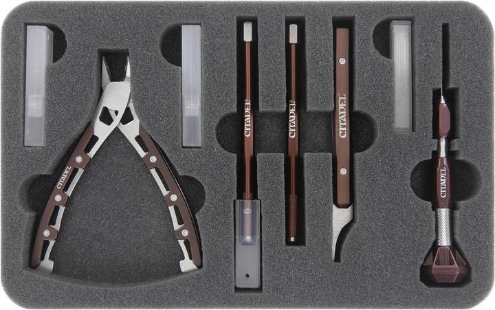 Produktbild Feldherr FSLB040P14 - Lagerbox FSLB040 für Bastelwerkzeuge + Farbfläschchen + Pinsel